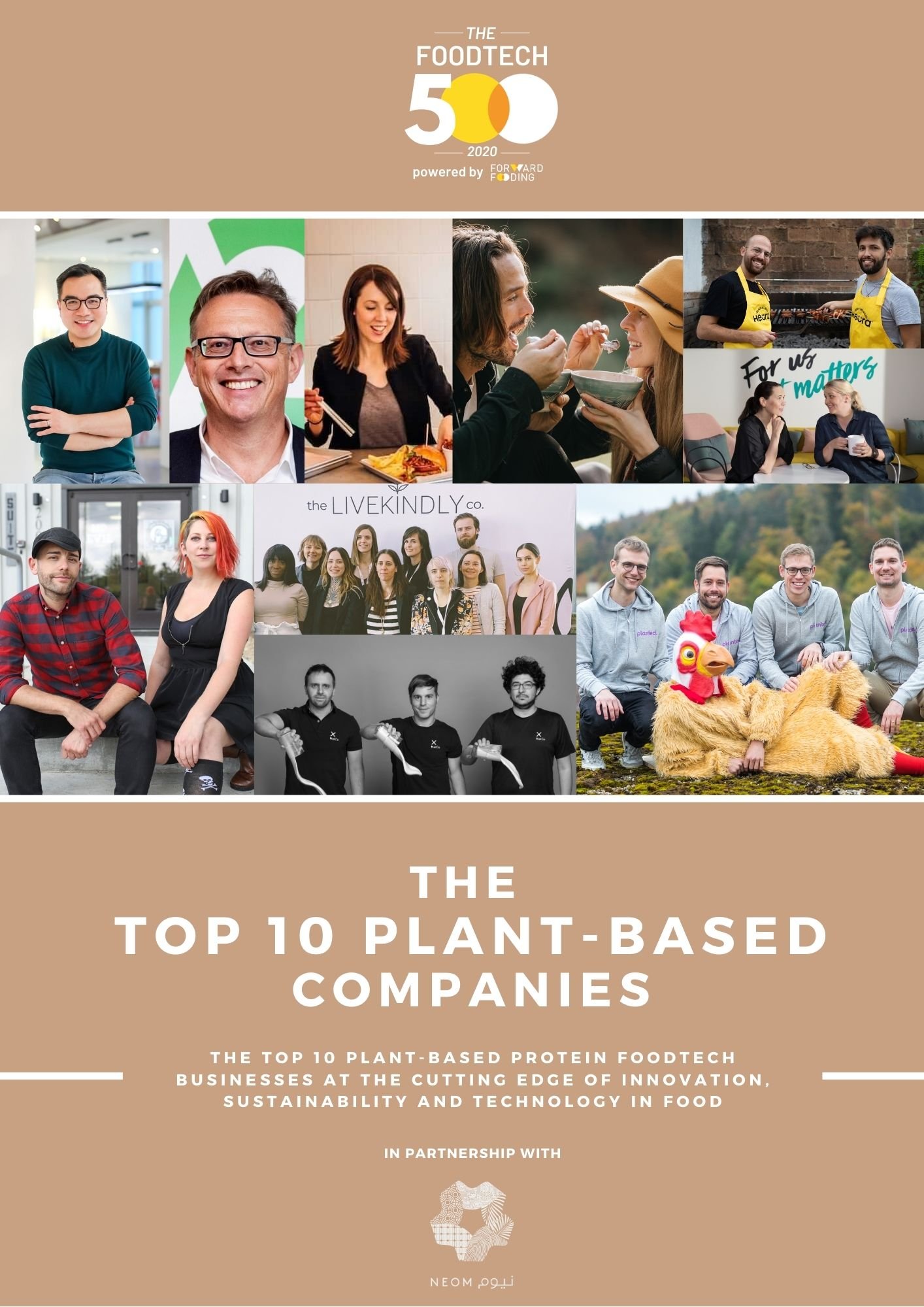 2020 FoodTech 500 Top 10 Plantbased Companies